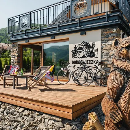 Nyaraló Gorcowieczka Private House Sauna Jacuzzi Gorce Pieniny & Szczawnica Region