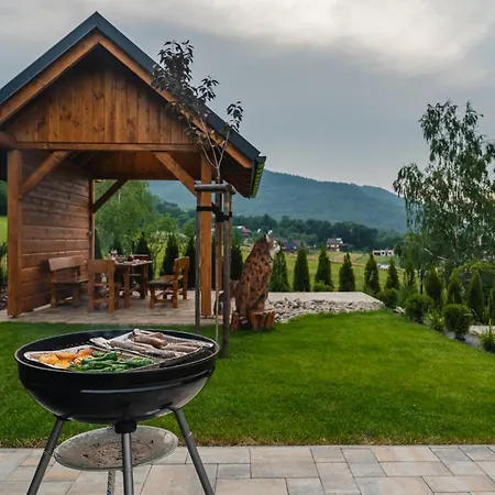 Nyaraló Gorcowieczka Private House Sauna Jacuzzi Gorce Pieniny & Szczawnica Region *