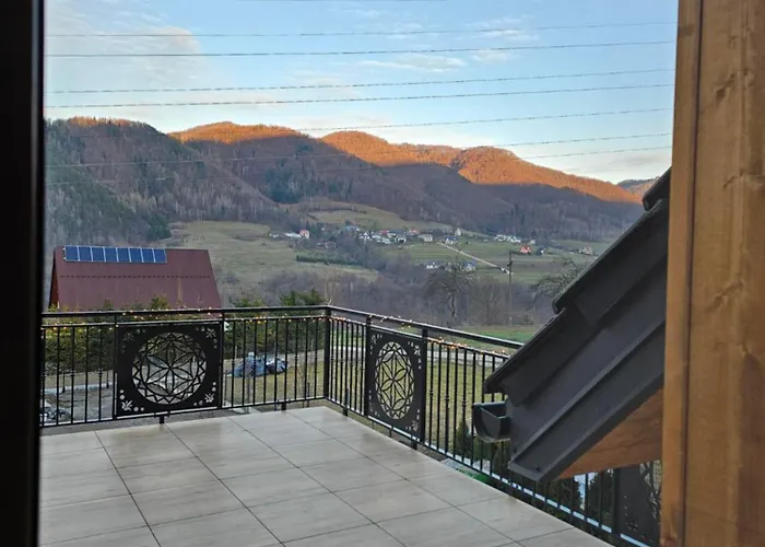 Nyaraló Gorcowieczka Dom Nad Dolina Wellness - Sauna & Jacuzzi Tylmanowa